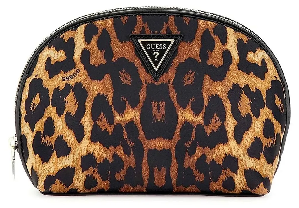 Trousse de toilette Guess à motifs multicolores et zip doré
