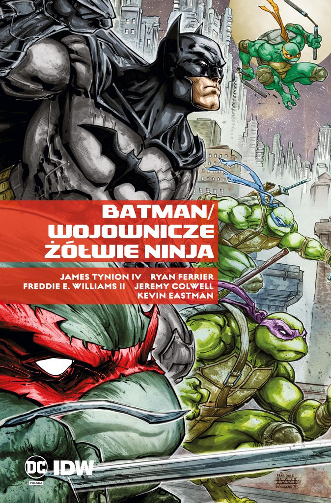 Batman i Wojownicze Żółwie Ninja - Komiks Egmont, wydanie twarde, 432 strony