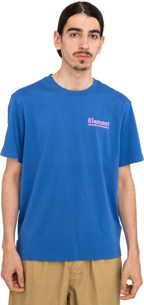 Element Sunup Kurzarm-t-shirt Blau S Mann Blau S