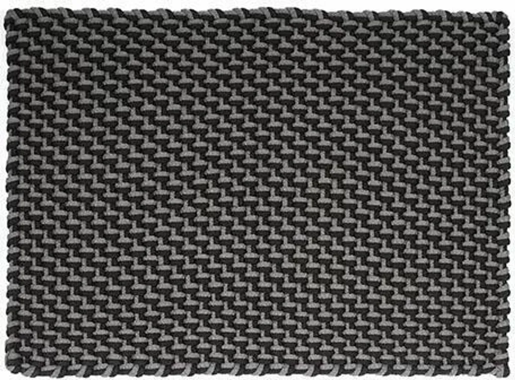 Tapis de Bain Séchage Rapide Gris Noir 72x132 Anti-Glisse et Propre