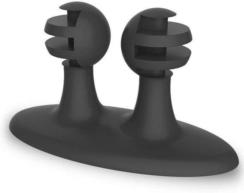 Kabelhalter-Set für Auto-Ladekabel-Organisator - schwarzer Kabelklemmset (10er Pack)