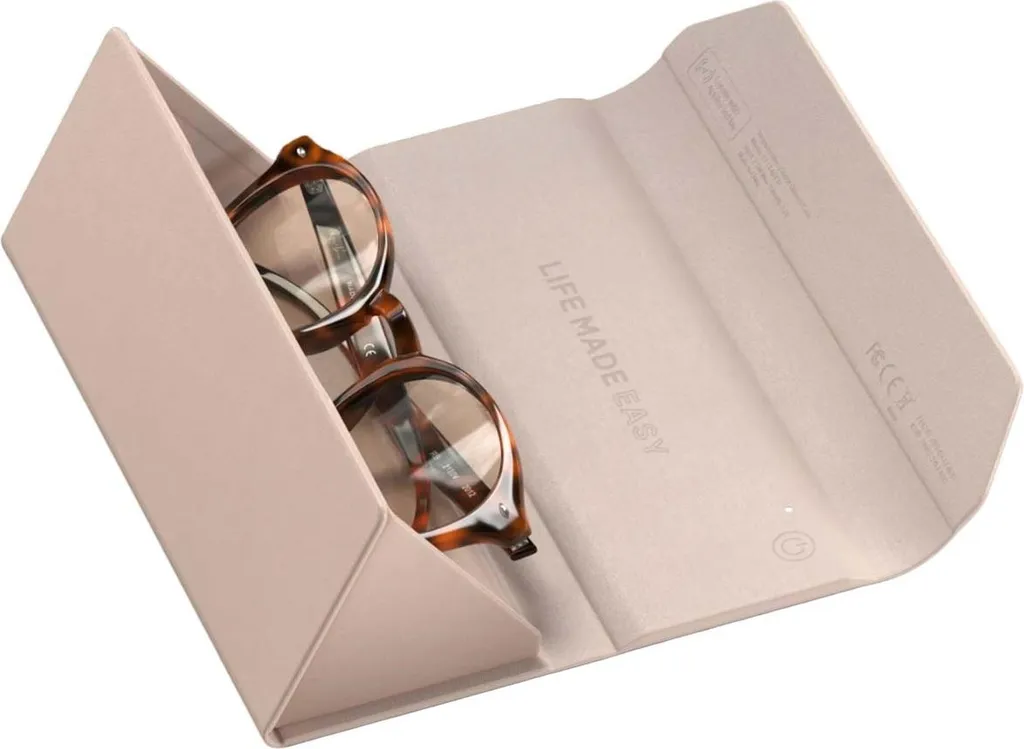 Étui à Lunettes Connecté Rose Satechi compatible Localiser Apple et Qi