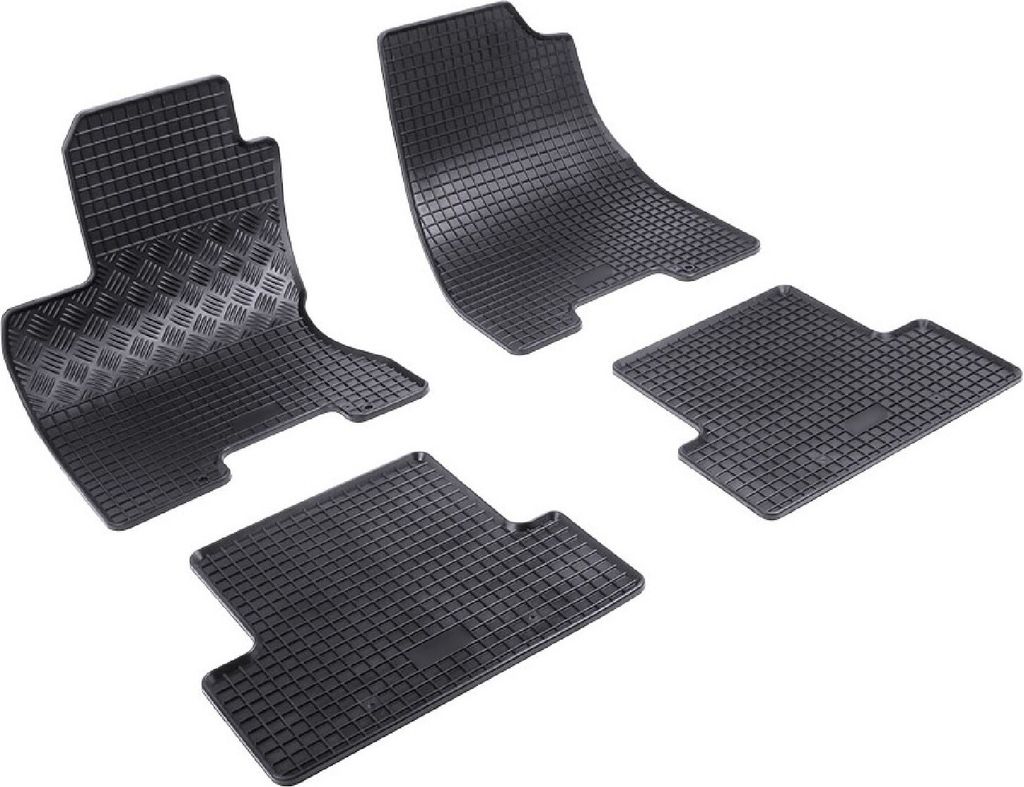 Z543107 Voll-Gummifußmatten passend für Nissan X-Trail 2 T31 Facelift Geländewagen SUV 5türer 2010-2014