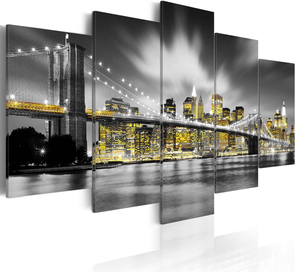 Modernes Wandbild 030102-24 (200x100) - 5 Teilig Bilder Fotografie auf Vlies Leiwnand Foto Bild Dekoration Wand Bilder Kunstruck