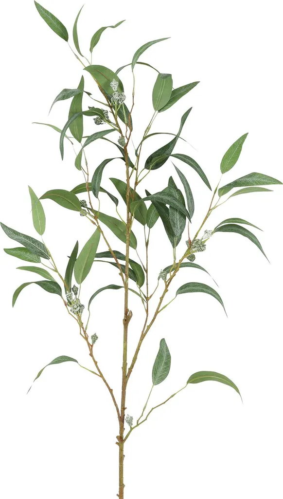 Ramo Eucalyptus Countryfield Bianco 21cm | Fiori Artificiali Shabby