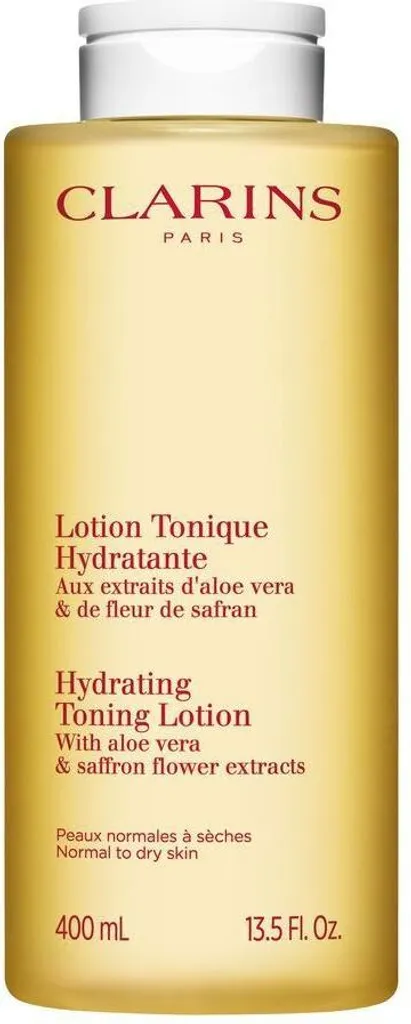 Clarins Lotion Tonique Hydratante 400ml Sans Alcool à l'Extrait d'Aloé Vera