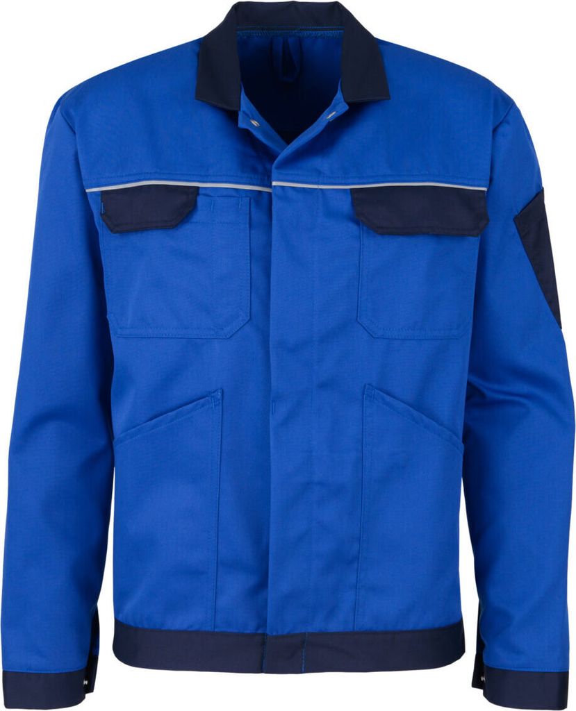 beb Herren Bundjacke Classic Kornblau Marine 65 % Polyester 35 % Baumwolle 90