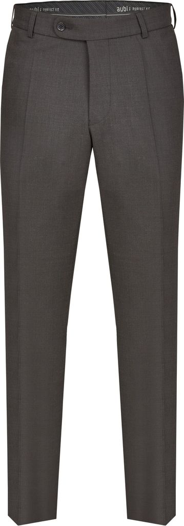 aubi Perfect Fit Herren Sommer Businesshose Anzughose Cool Finish Flat Front Modell 26 anthrazit Größe 23