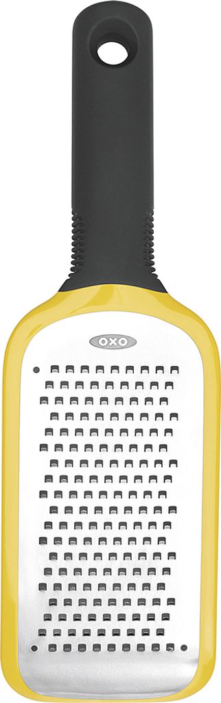 OXO Good Grips Handreibe aus geätztem Edelstahl, mittelfein