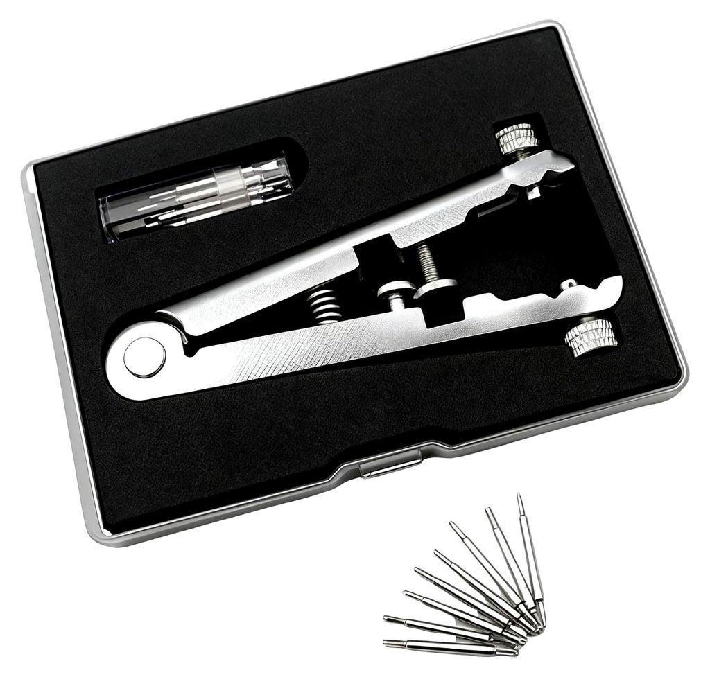 Uhrenarmband Entfernungszange, Federteilzange, Aluminiumwerkzeug für den Austausch von Reparaturbändern und die Wartung von Heimwerkern