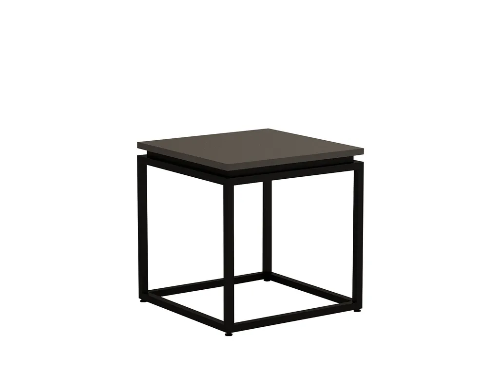Skye Decor, Leylak - Nero, tavolino, nero, 100% pannelli truciolari rivestiti in melamina, 45 x 45 x 45,5 cm - 3