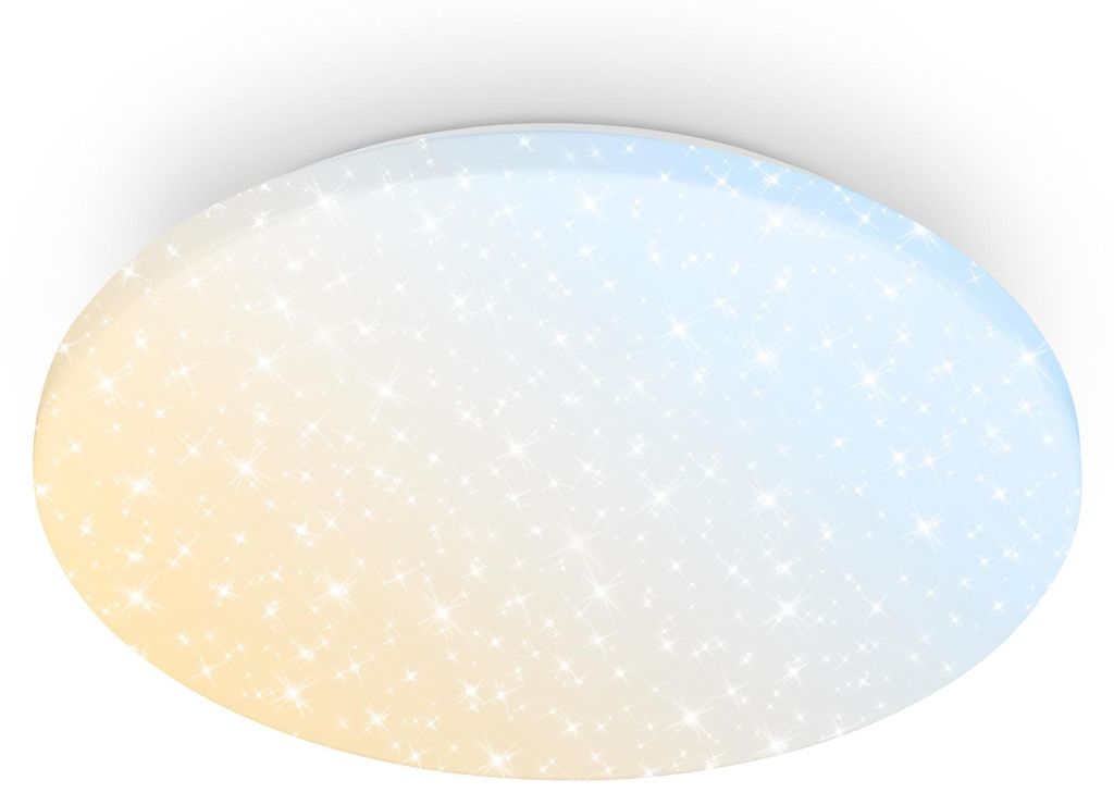 Briloner Plafoniera LED con telecomando Ø34x6cm rotonda Immagine del prodotto 