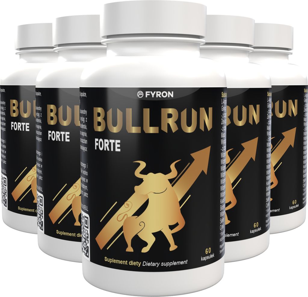 Bullrun Forte - 300 Capsule (5 x 60 Capsule) - Confezione Immagine del prodotto 