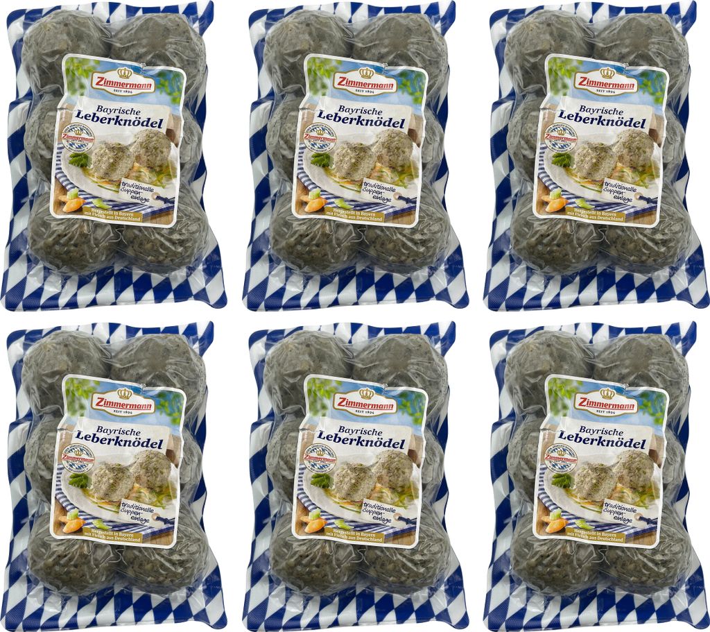 Food-United Knödel - Leberknödel aus Bayern 6x400g, 36 Produktbild 