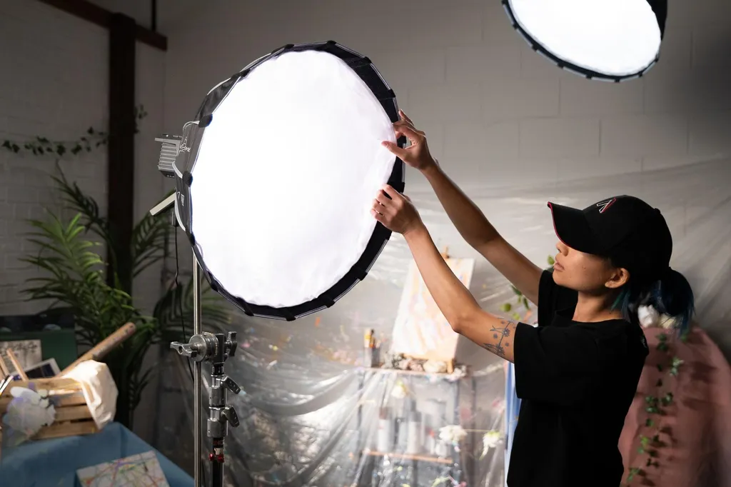 Aputure Light Dome mini III - Boîte à lumière compacte pour projecteurs - 15