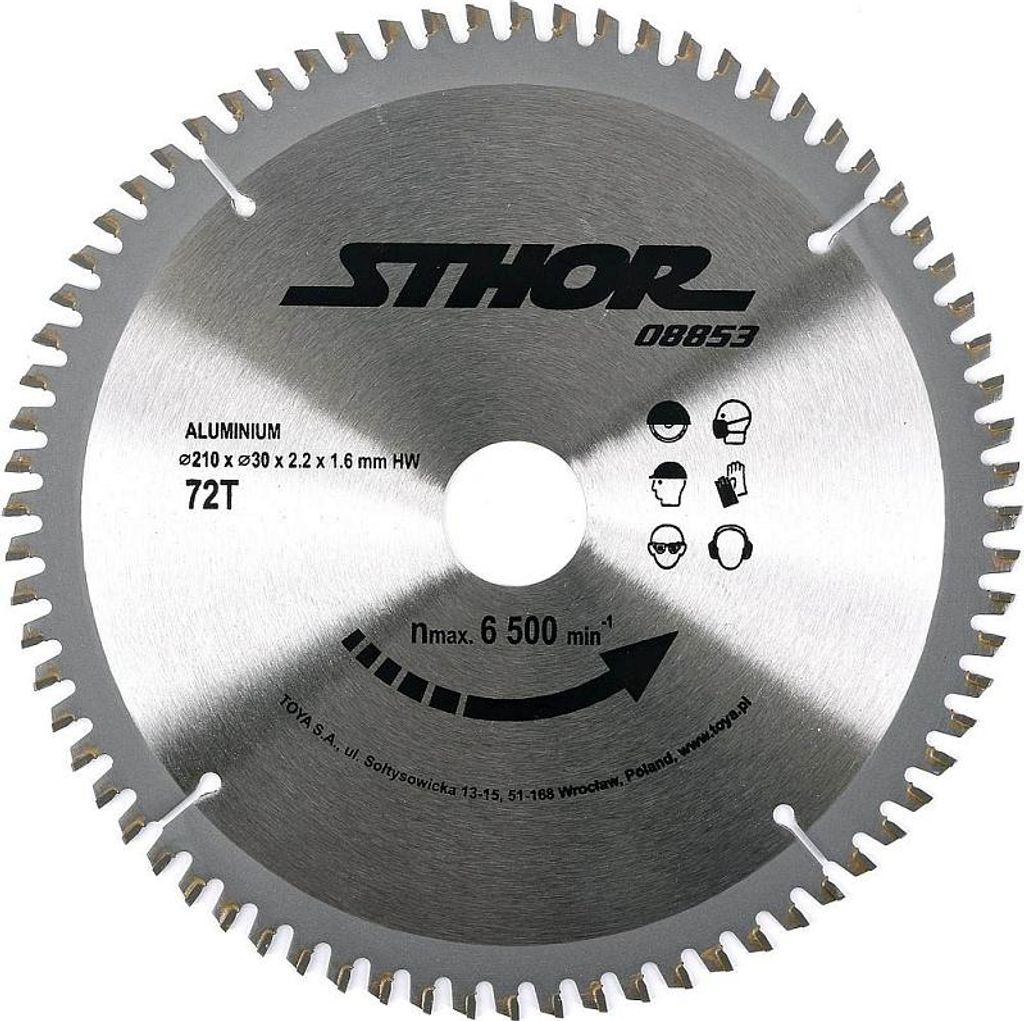 Kotouč na hliník 210 x 30 mm 72z Immagine del prodotto 