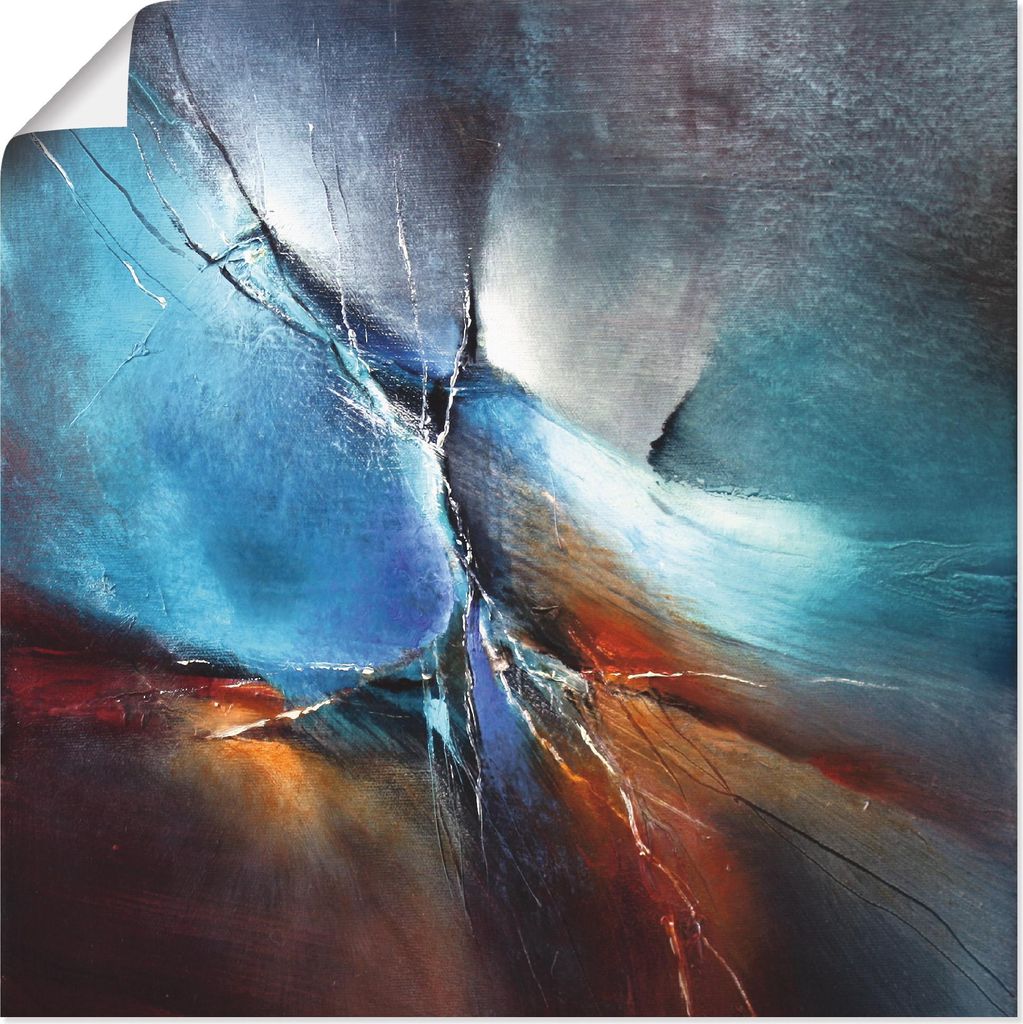 ARTland Poster Frühling im Eistobel I Größe: 30x30 cm