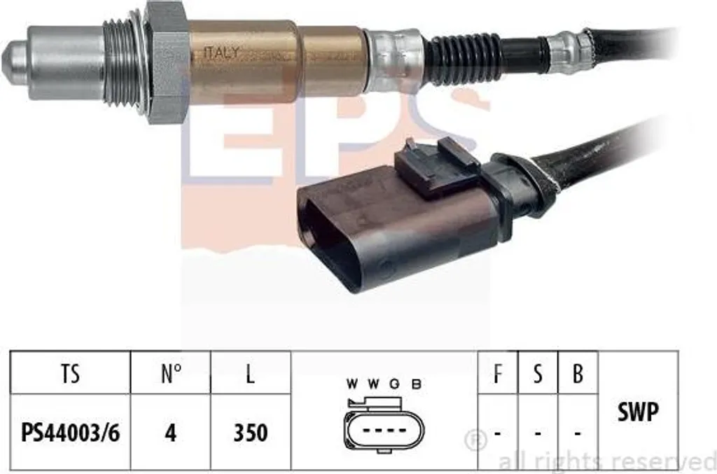 Sonde lambda de rechange pour réparer l'échappement de Jetta