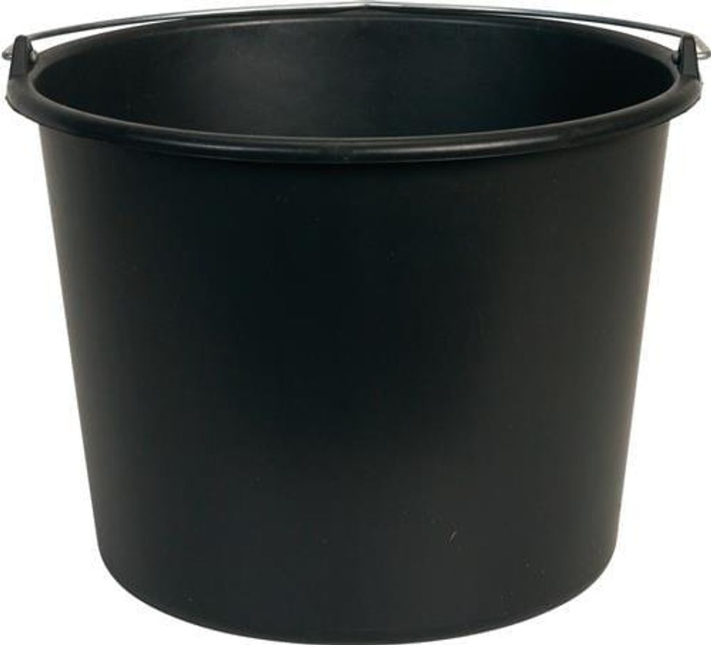 Seau  de  construction  GRIPLINE  D  12l  noir  en  Image du produit 