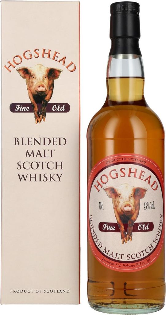 Hogshead Fine Old Blended Malt Scotch Whisky 43% Vol. 0,7l in Geschenkbox
