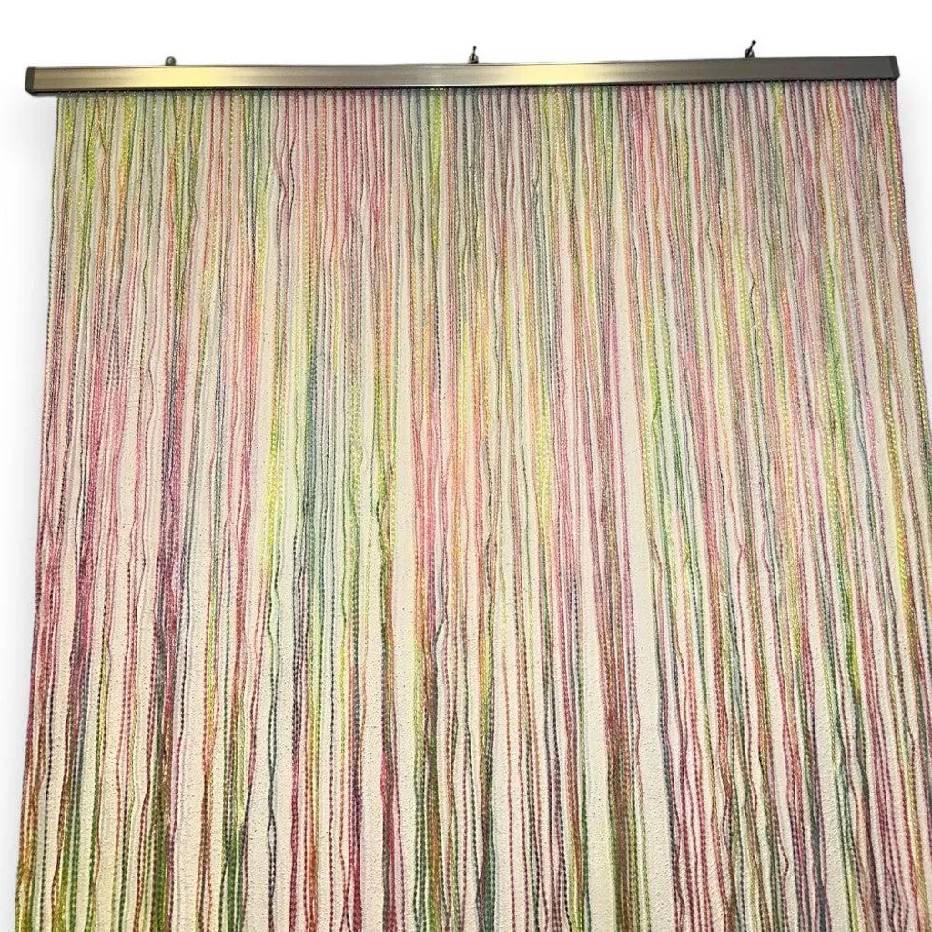 Moustiquaire en résine 100x220 cm avec support PVC rigide pour porte