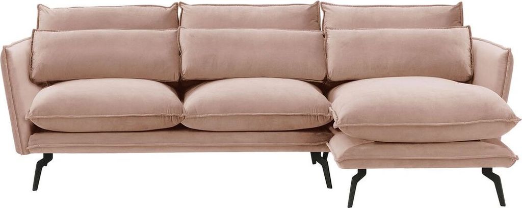 SLF24 - Rechtsseitiges Ecksofa Layla - helllila - Velluto 14