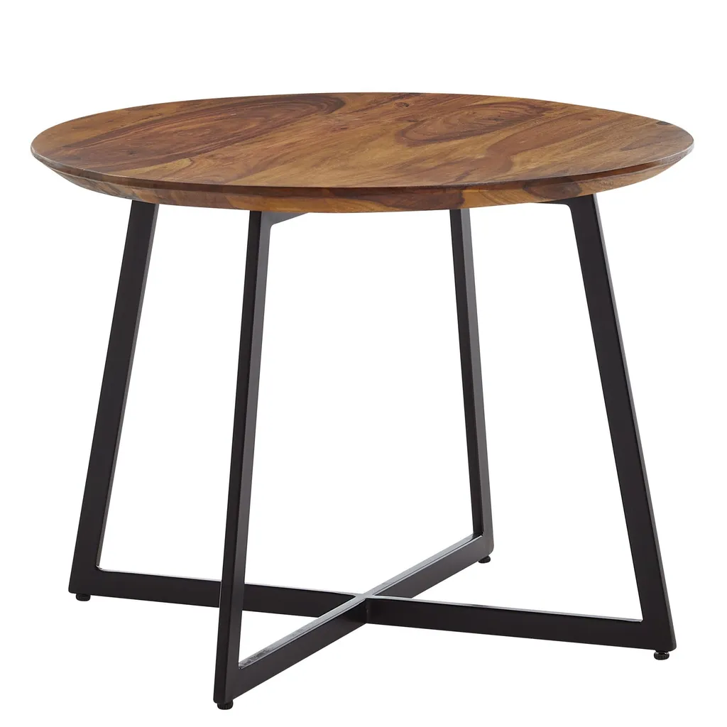 Table basse bois et métal stable pour petits salons encombrés - 6