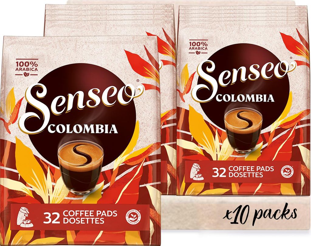 SENSEO Pads Origins Colombia Senseopads 100 % Arabica 10x 32 Getränke Kaffeepads
