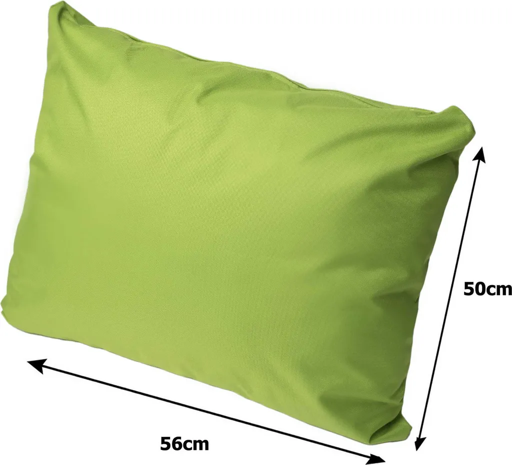 Set 3 Cuscini Outdoor Lime per Polyrattan 2 Posti - 112x50x7 cm - 10
