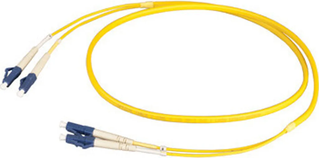 Câble fibre optique LC-LC OS2 EFB-Elektronik O0350FT.3 Duplex 3m Jaune