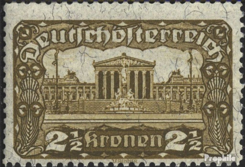 Briefmarken Österreich 1919 Mi 285A postfrisch Freimarken