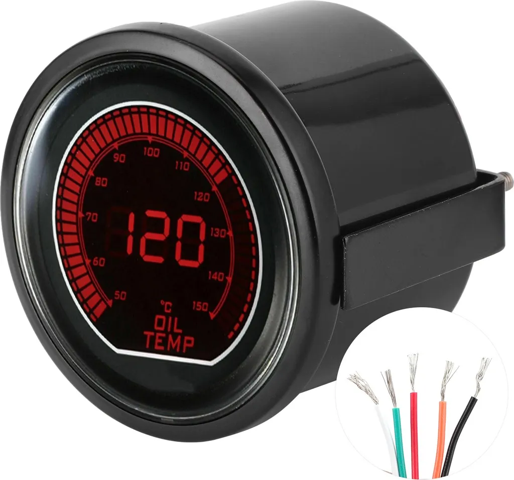 Indicateur de température d'huile pour voiture essence 12V série EVO