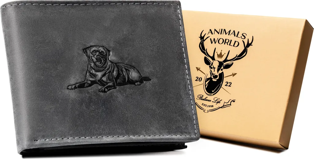 Portafoglio Always Wild DHN992CHMDOG1 in Vera Pelle - Offerta Online