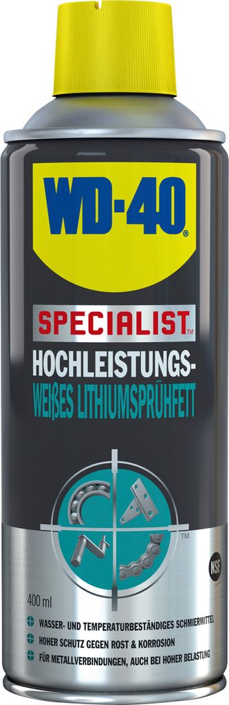WD-40 WD-40 Specialist WEIßES LITHIUMSPRÜHFETT 400 Produktbild 