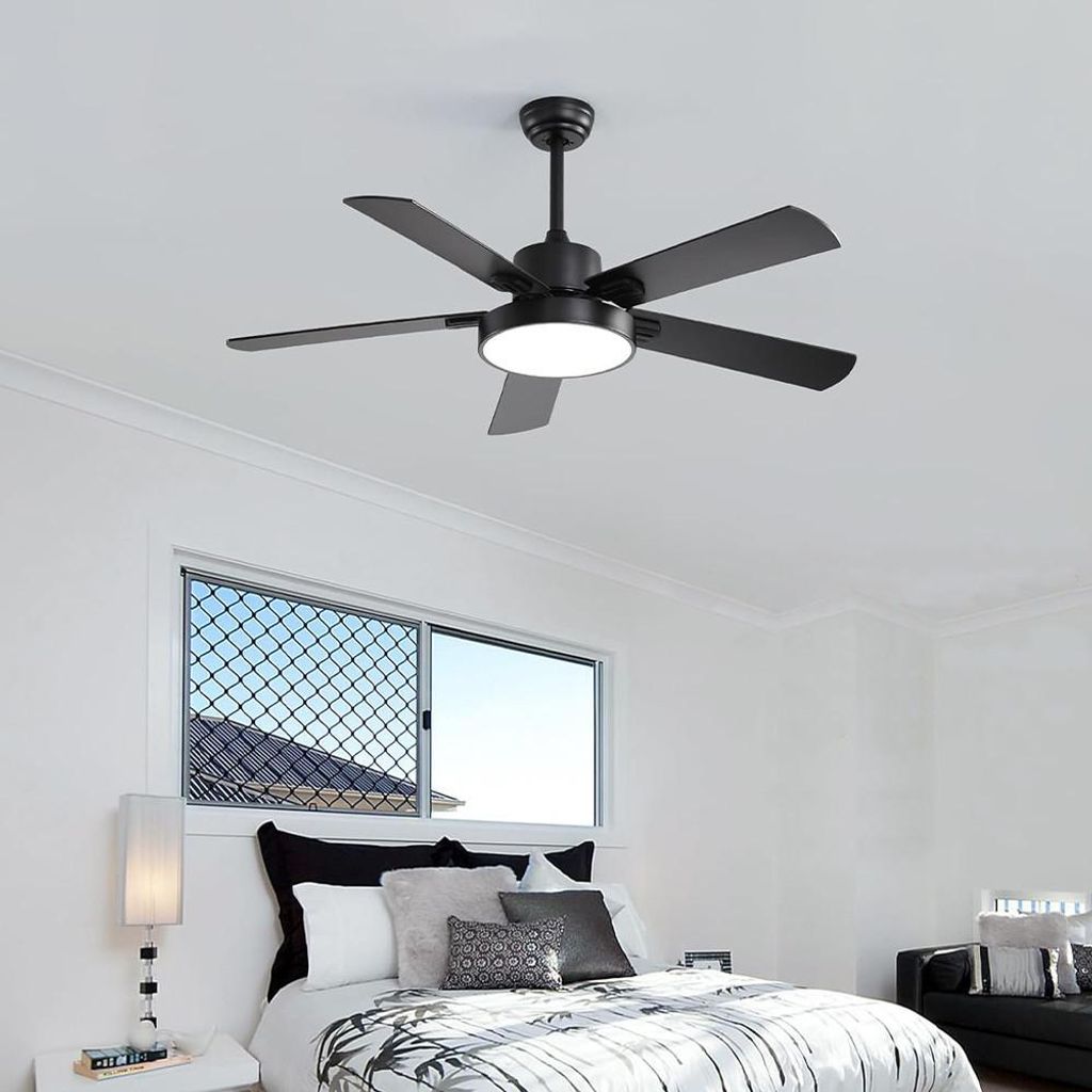 Ventilatore Da Soffitto Con Luce RGB E Telecomando – Silenzioso, 6 Velocità, Reversibile, Bianco Caldo/Freddo 3000K-6500K, Dimmerabile