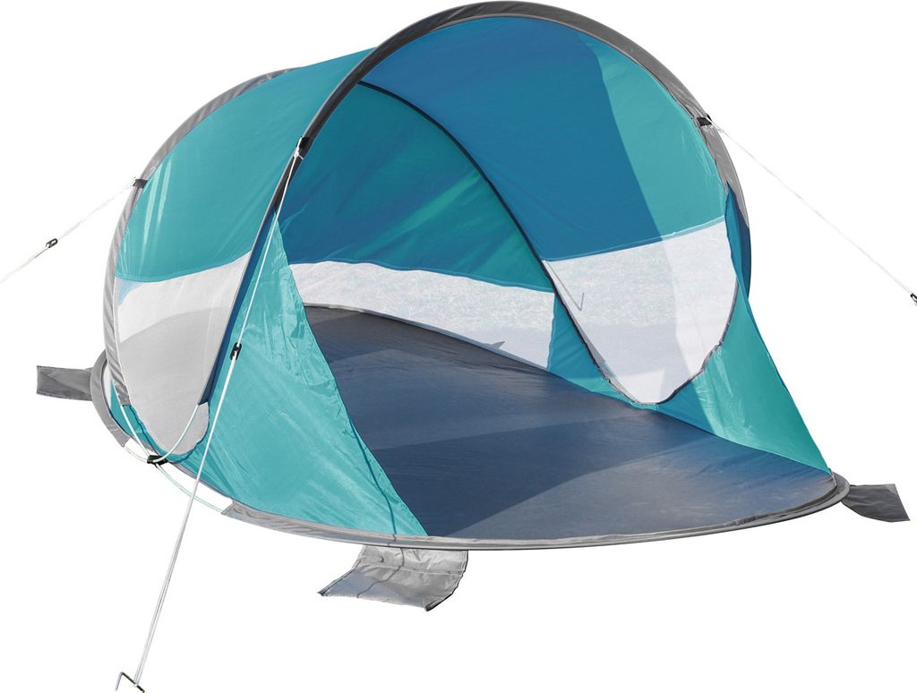 Pop Up Strandmuschel - L: 200cm x B: 120cm x H: 90cm - UV-Schutz 50+