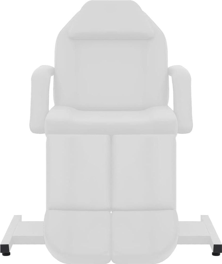 vidaXL Kosmetikstuhl Kunstleder Weiß 180x62x78 cm