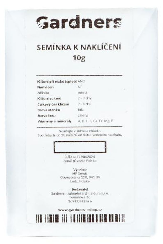 MPSEEDS Řeřicha semínka k nakličování 10 g Obrázek produktu 