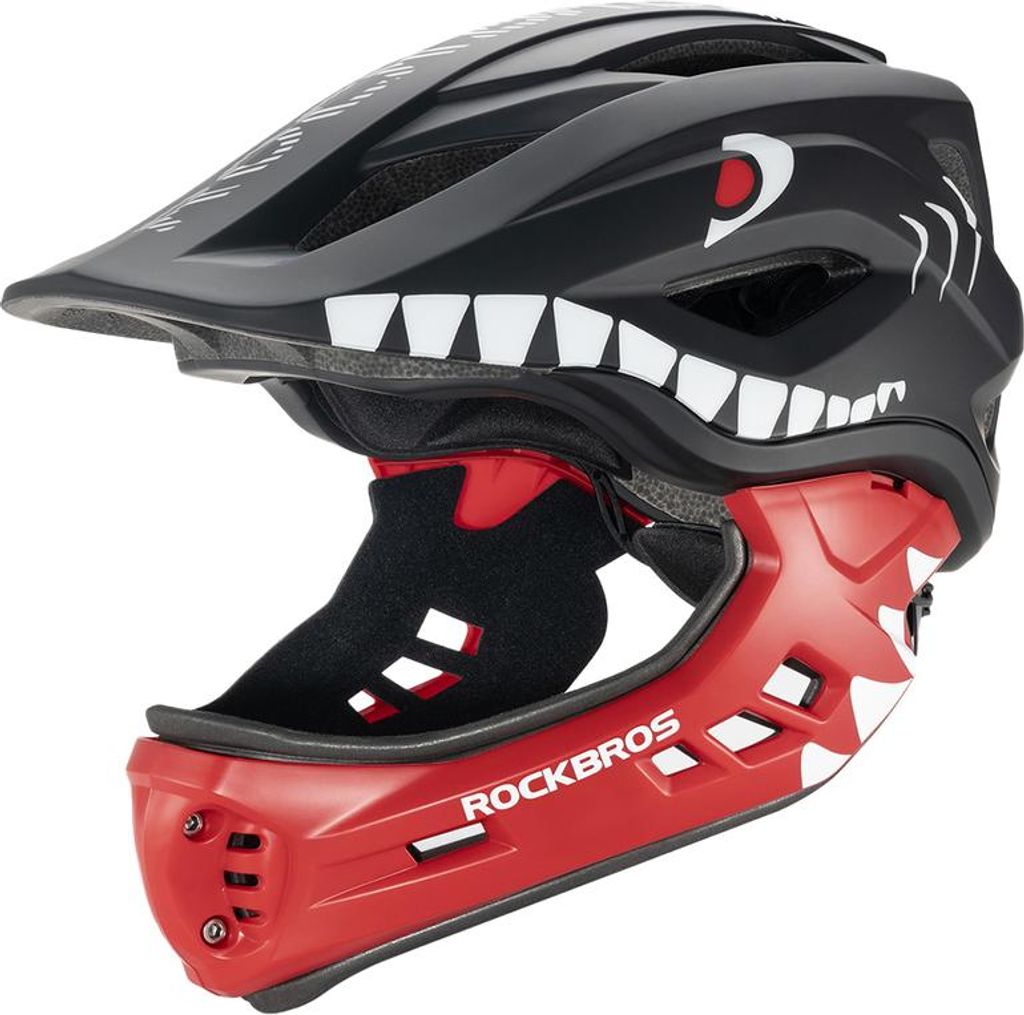 Rockbros TT-32005 Shark Kinderhelm 54-58 schwarz