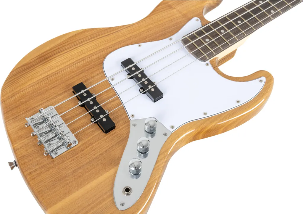 Basse Rocktile Pro JB-30PR finition Ashwood avec micros Single-Coil - 6