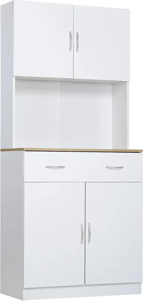 Armoire de cuisine jaune : gagnez de la place avec ce meuble étroit 180cm