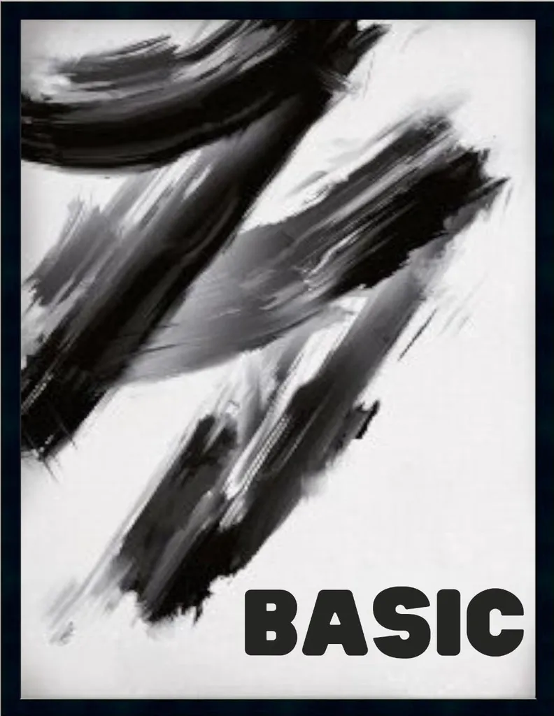 Cadre photo 60x80 cm Noir MDF Basic - Cadre mural moderne pour posters