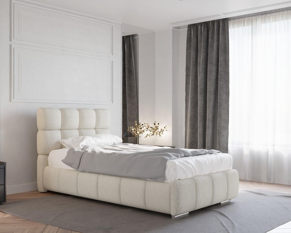 BLISS Polsterbett mit Bettkasten, mit Federkernmatratze