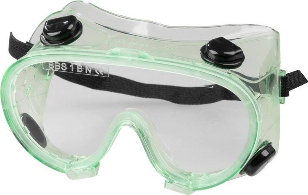 Brille Safetyco B403, klar, Schutzbrille, mit Ventilen, geschlossen