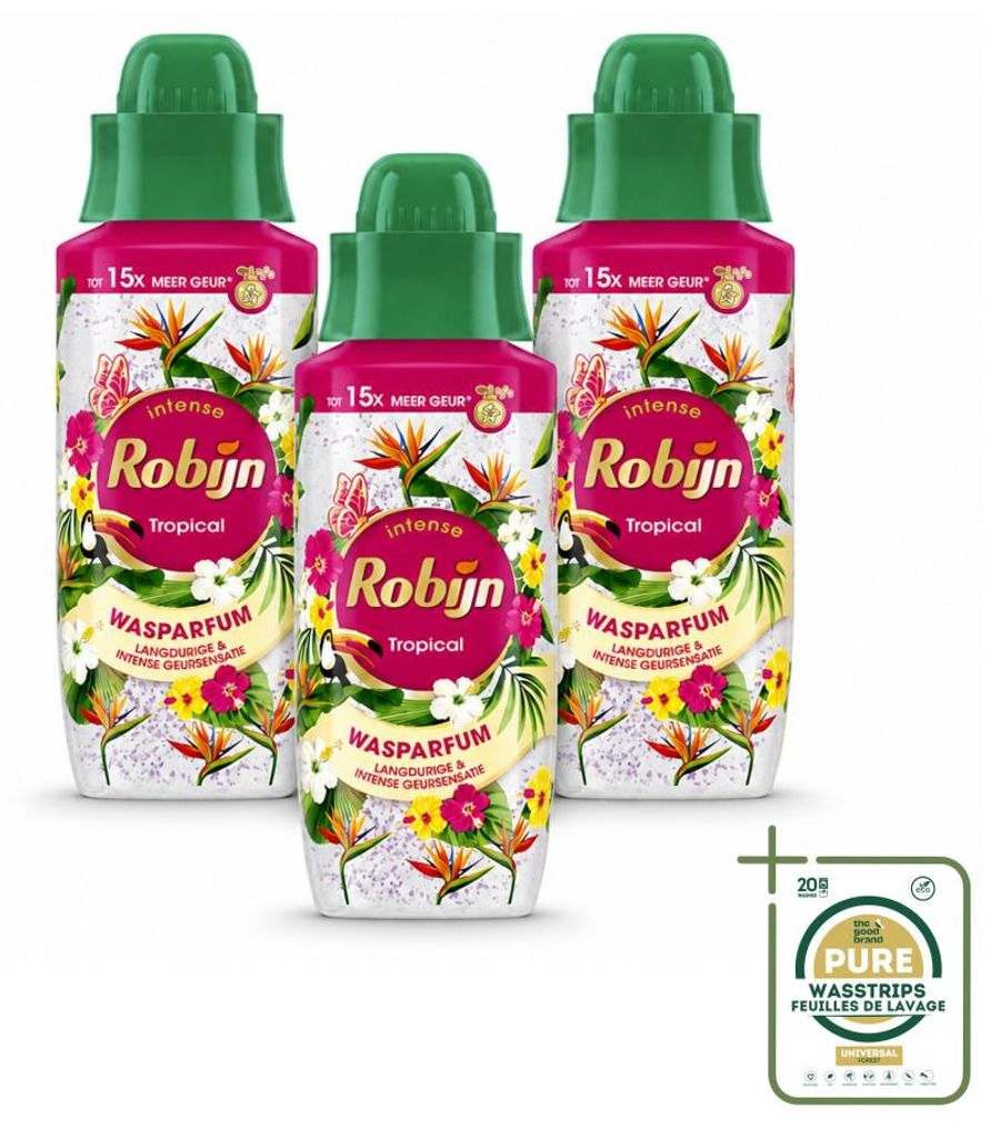 3 x Robijn Wasparfum Tropical 342 ml - Vorratspackung - 3 Produktbild 