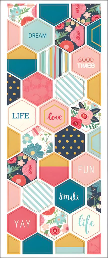 My Journal Sticker Bunte Ecke - 2 Blätter