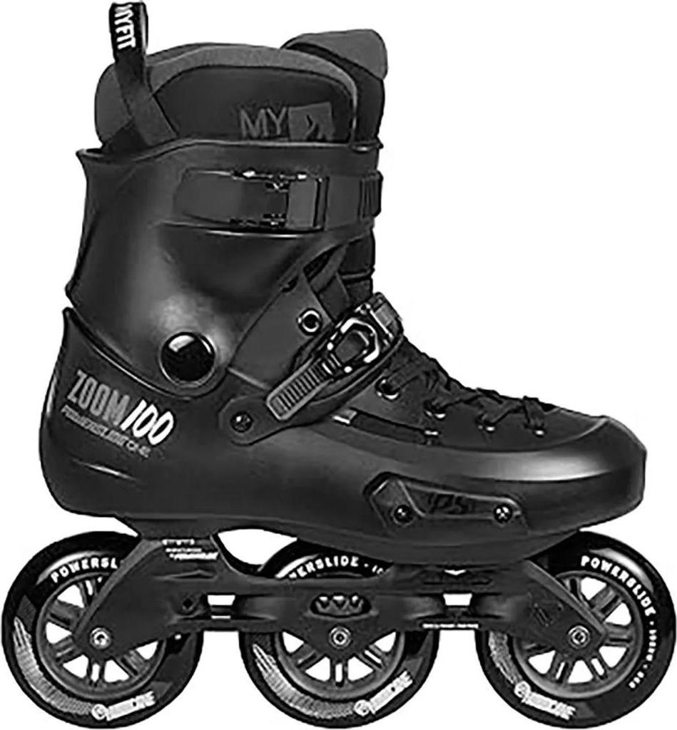 Powerslide Zoom Pro 100, inline korčule, čierna, bez Obrázok produktu 