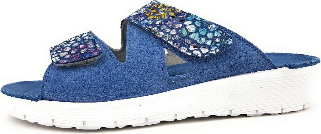 Scarpe da casa da donna Rohde Roma, pantofole, blu, per il Immagine del prodotto 