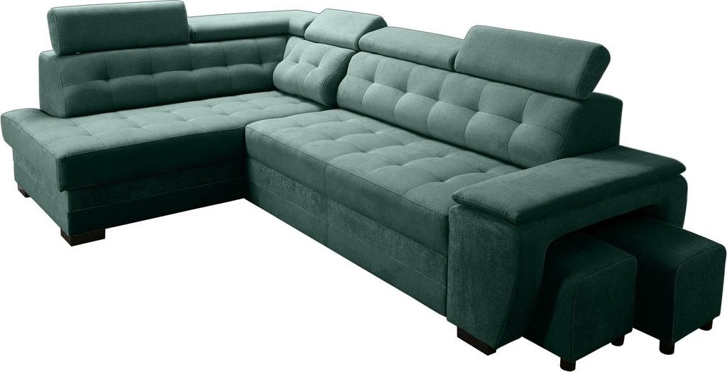 Robin Grand Ecksofa mit Schlaffunktion Bettkasten Produktbild 