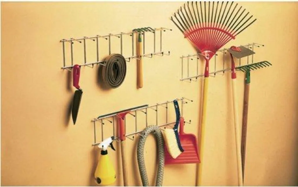 Porte-outils universel mural en acier - Système de rangement robuste